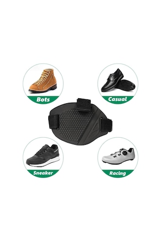 Glanz Motosiklet Ayakkabı Koruma Pedi Motor Vites Pedi Ayakkabı Bot Koruma Kauçuk Vites Değiştirici
