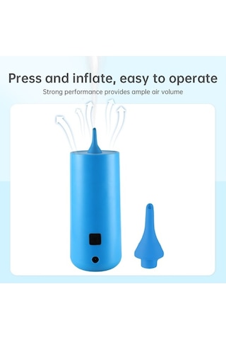 Novahub Mini Elektrikli Balon Pompası Balon Üfleme Makinesi Pres Ve Otomatik Şişirme Balon Şişirme Makinesi Helyum Balonu İçin Tüm Balon, Pratik Balon Pompası