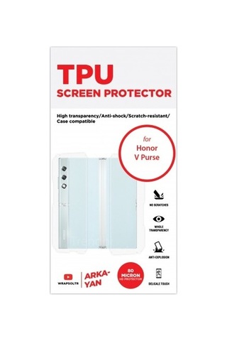 Honor V Purse Arka Ve Yan Koruyucu Tpu Film