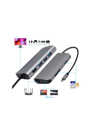 Codegen Cdg Cnv40 Type C To 3 0/hdmı/typ C/rj45/sd