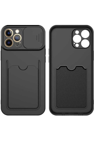 Apple Uyumlu iPhone 12 Pro Fzd Kartix Kılıf-koyu Mor