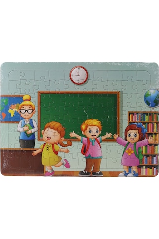 80 Parça Çocuk Puzzle Ve Yapboz Karışık Seri 12' Li Set