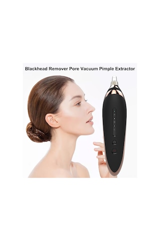Hangfox Yüz Temizleme Aleti: Abs Malzeme Akne Karaburun Çıkarıcı, 500mah Pil, 3 Seviye Emme Gücü, 4 Farklı Uç, Gümüş Beyaz