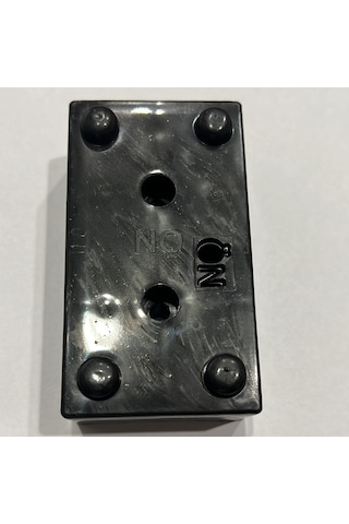 4'lü Siyah Dikdörtgen Ayak 3.5cm