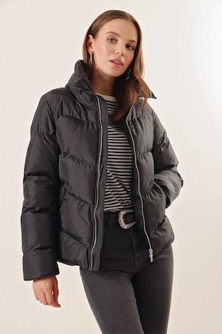 Gabria Şişme Mont Siyah