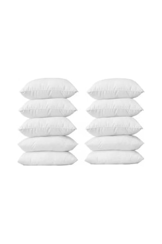 Pinokyo Home Iç Yastık Kılıfı Fermuarlı 10 Adet Pamuk Astar 50x70 Cm Sıvı Geçirmez Çok Renkli