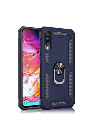 Samsung Galaxy Uyumlu A50 Kılıf Zore Vega Kapak Mavi