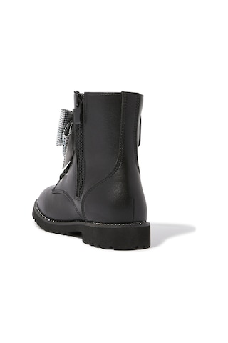 Kurt Geiger Çocuklar Için Mini Kensington Kemerli Botlar Siyah