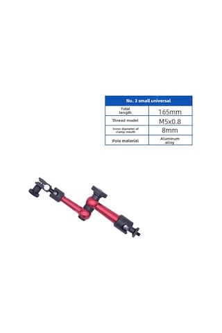 Aubyhe Küçük Universal Manyetik Tablo Tutucu, Hassas Ölçü Araçları İçin Ayarlanabilir Demir Tabanlı Destek Direği Üniversal Tip 3