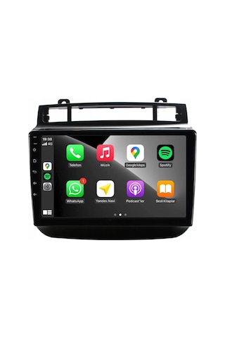 Volkswagen Touareg - Araç Multimedya Ekran - 2gb 32gb - S - Black - 2010 - 2015 - 9 Inch - Cadence - Upg