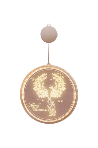 Noel Asılı Işık İç Mekan Dış Mekan Festival Parti Pencere Duvar Dekorasyonu Su Geçirmez Led Lamba