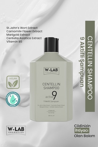 W-Lab Cosmetics Centellin Şampuan 250 ML