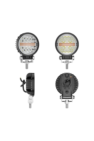 Off Road Drl Gündüz Led Yuvarlak Çalışma Lambası Traktör Tekne Tır Kamyon Atv Spot Sis Farı