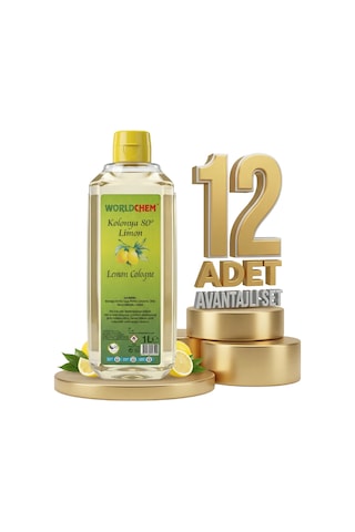 Worldchem Limon Kolonyası 12x1 Lt