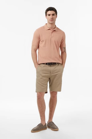 Nautica Erkek Bej Regular Fit Polo Yaka T-shirt-14491
