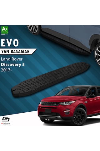 S-dizayn Land Rover Discovery 5 Evo Siyah Yan Basamak 193 Cm 2017 Üzeri