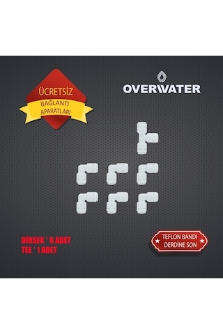 Açık Kasa Su Arıtma Cihazı Filtresi 6 Lı Filtre Seti Membransız (480266325)