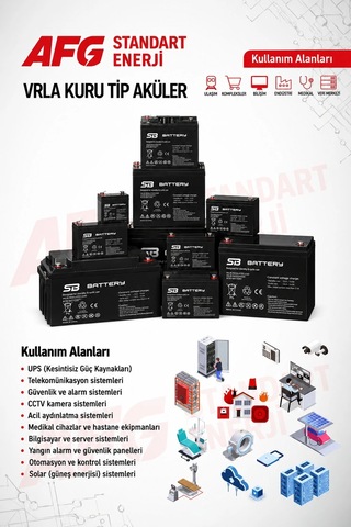 Sb Battery 12v 100 Ah Bakımsız Kuru Akü