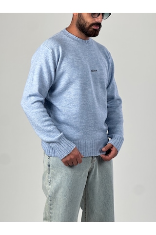 Basic Mavi Erkek Sweatshirt Coc1017 Mavi