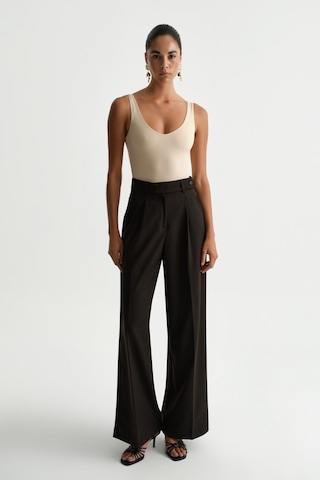 Açelyaokcu Premium Darcy V Yaka Bodysuit Bej