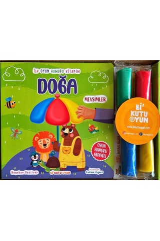 Bi Kutu Oyun İlk Oyun Hamuru Kitabım Doğa