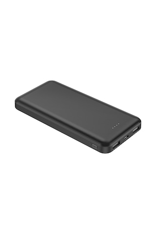 Xipin PX102 Hızlı Şarj Özellikli LED Göstergeli Dual USB Taşınabilir Akıllı Powerbank 10000mAh Siyah