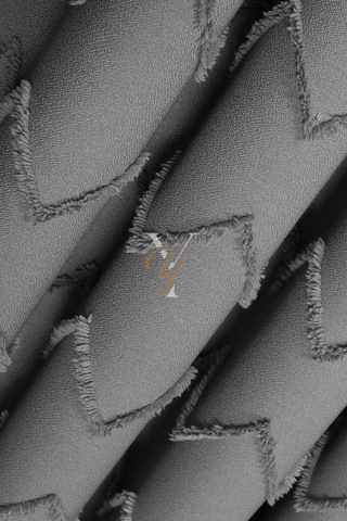 Jakar Kesme Fon Perde Ezgi V-6015 Gümüş Gri Gümüş Gri