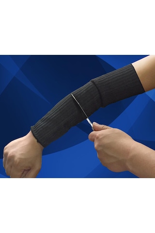 Homyl Siyah Güvenlik Anti Slash/ Cut/ Statik Eller Uzun Koruyucu