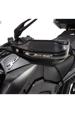 GP Kompozit  Bajaj Dominar 250 / 400 2017-2024 Uyumlu Plastik Elcik Koruma Siyah