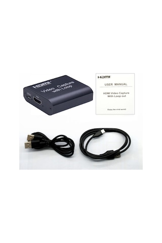 4k Çift Çıkışlı Hdmı Video Capture Video Yakalama Cihazı Ve Canlı Yayın Kartı 4kvc300