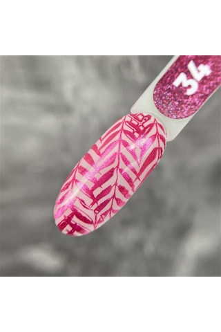 Stamping Oje "tramp Stamp" 34 Fuşya Parlak 8 Ml