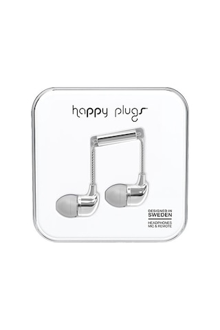 Happy Plugs Kulaklık - 7736 Gümüş Parlak