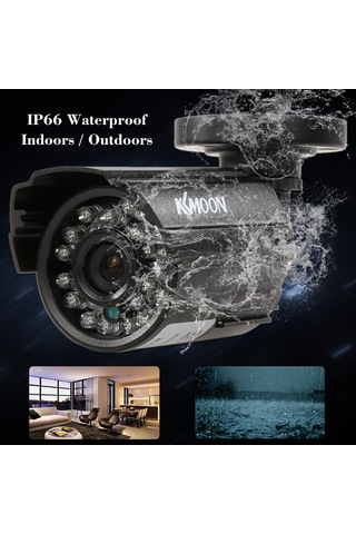 Aubyhe Ip66 Su Geçirmez 1200tvl Cctv Kamera, 24 Infrared Işık, Gündüz/gece Görüşü, Metal Kasa, Dışarıda Ve İçerde Kullanım