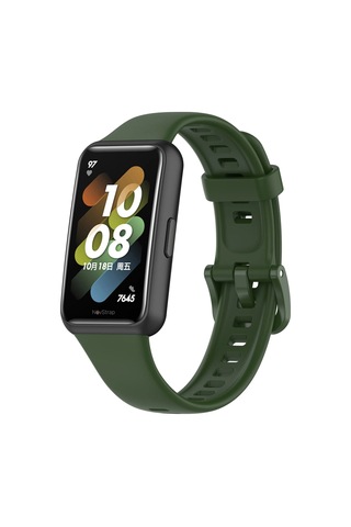 Novstrap Huawei Band 7 İle Uyumlu Kordon Honor Band 6 Kordon Tam Uyumlu Pimli Liquid Silikon Kayış