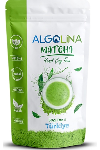Algolina Matcha Yeşil Çay Tozu 50 G