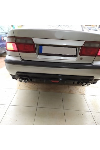 Mazda 626 Uyumlu Body Kit Difüzör 4 Çıkış Yuvarlak Siyah Model 2