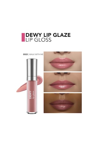 Flormar Besleyici Dudak Parlatıcısı - Dewy Lip Glaze - 022 Walk With Me-8682536069403