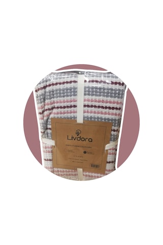 Livdora Serena Pamuklu Battaniye 190x230 - Gül Kurusu Gül Kurusu