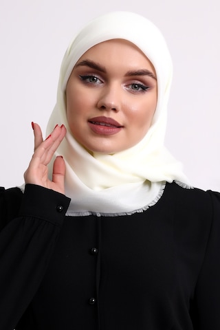 Pamuklu Pano Düz Desensiz Örtü Krem