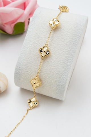 Latif Kuyumculuk 14 Ayar Altın Kadın Bileklik Lkblk1220 Altın Sarı Altın