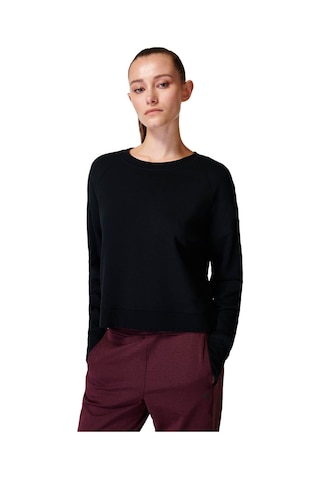 Sweaty Betty After Class Crop Sweatshirt Blk Siyah