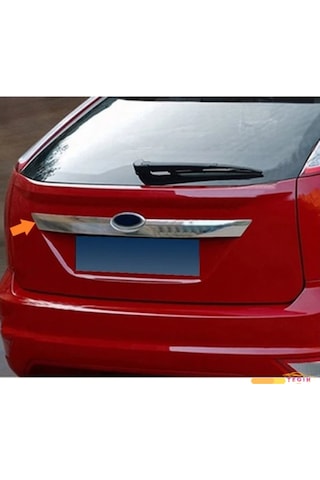 Ford Focus 2 HB Uyumlu 2008-2011 Krom Bagaj Çıtası Paslanmaz Çelik
