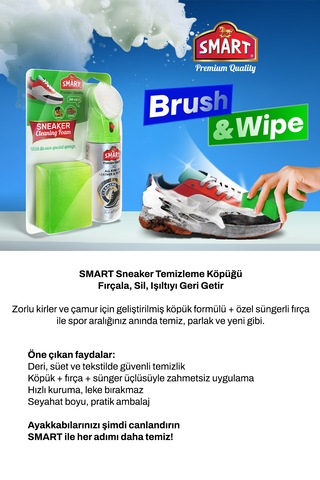 Spor Ayakkabı Temizleme Köpüğü Renksiz (Tüm Renkler Için )