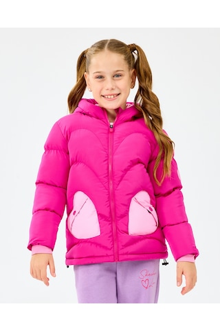 Skechers G Puffer Jacket Büyük Kız Çocuk Mor Mont Sk2520039-3935 Mor