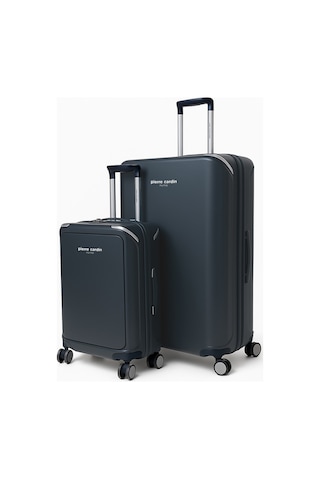 Pierre Cardin Büyük Ve Kabin Boy 2'li Set %100 Polipropilen Valiz Lacivert 04pc7090 Lacivert
