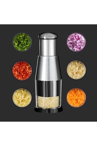 Basmalı Sarımsak Ezici Çok Renkli