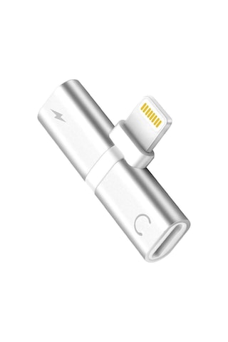 Microcase Apple Uyumlu iPhone Lightning 2In1 Şarj ve Kulaklık Çevirici Ikd101