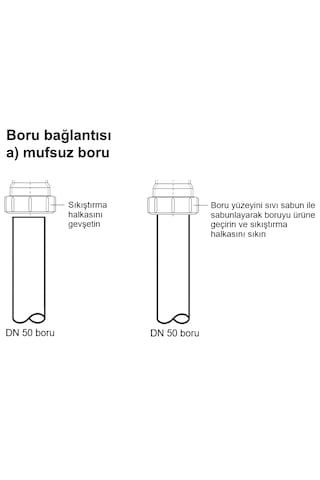 Banyo Mutfak Klima Evye Gideri Sifonu Kötü Koku Önleyici Aparat