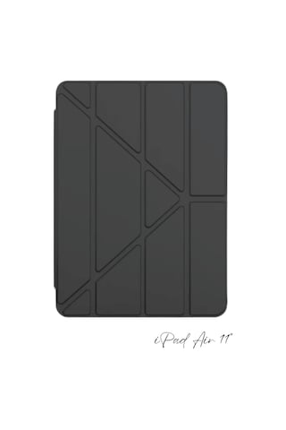 Apple Uyumlu iPad Air 11 İnç 6. Nesil Kalem Bölmeli Akıllı Trifolding Tablet Kılıfı