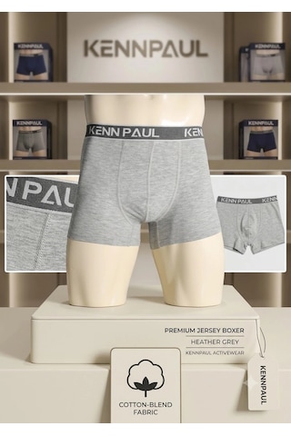 Kenn Paul Kennpaul Likralı Erkek Boxer Siyah